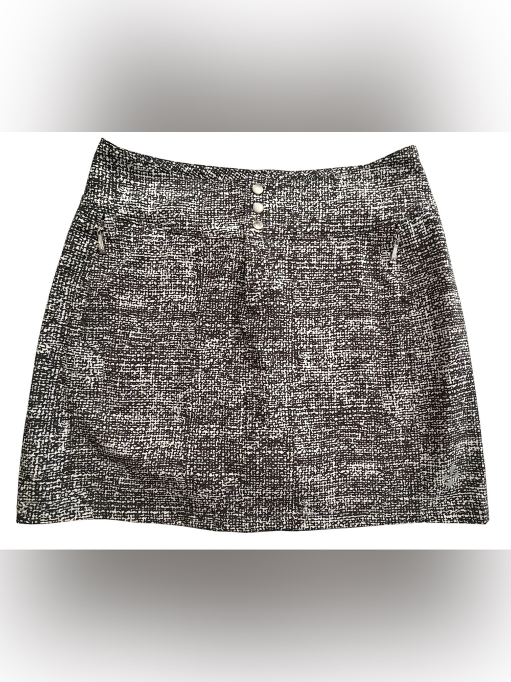 Jofit Dark Green & White Abstract Skort, Size 4